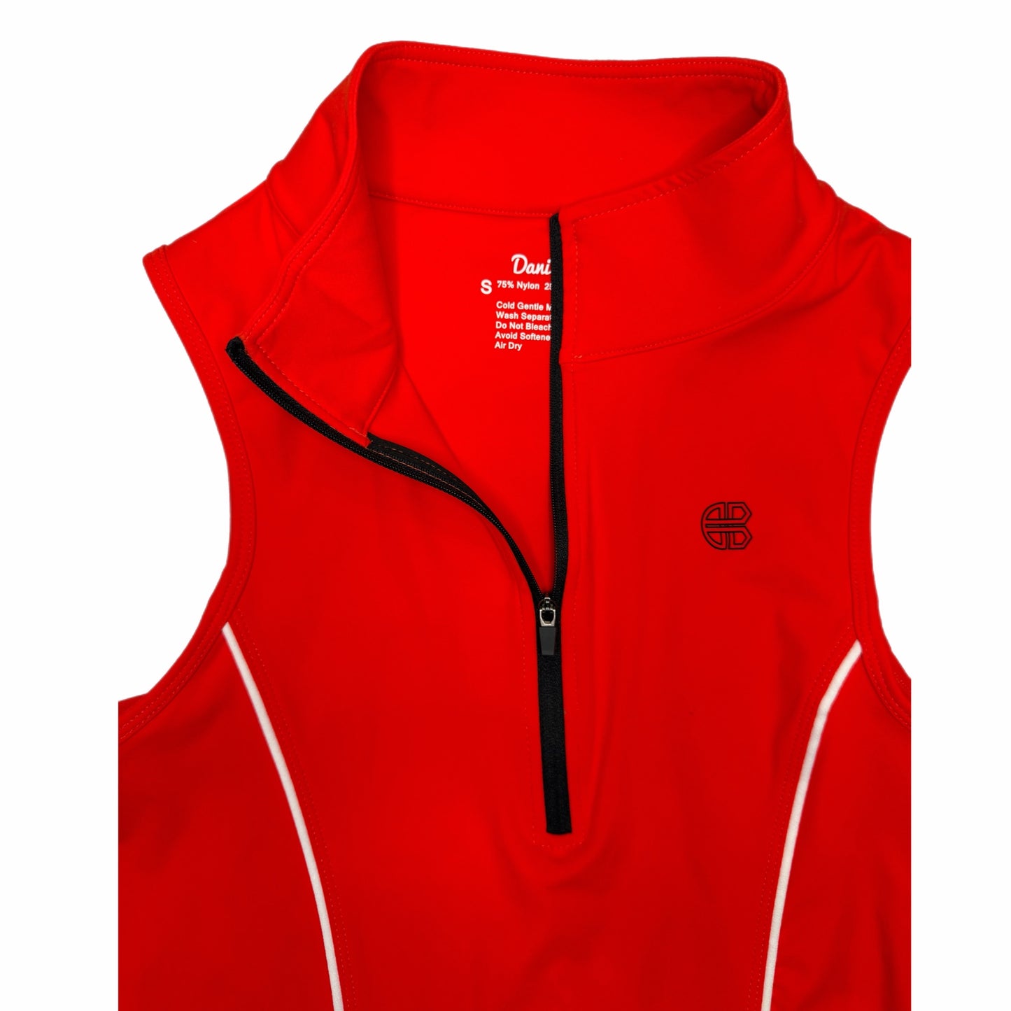 Sleeveless Zip Up Top