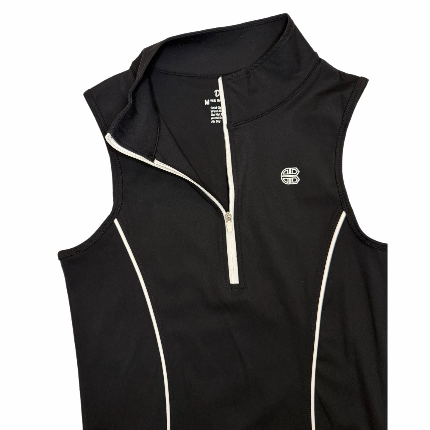 Sleeveless Zip Up Top