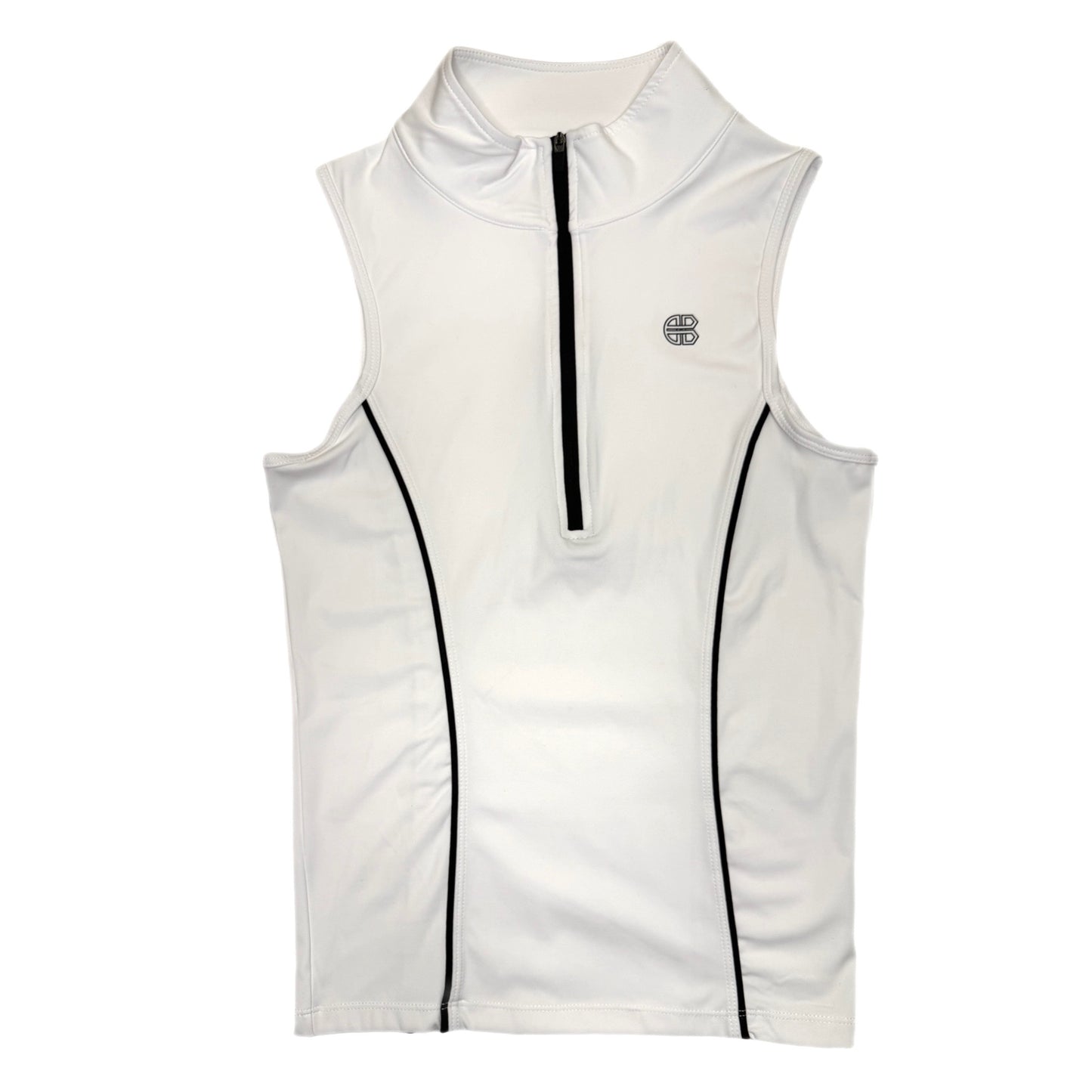 Sleeveless Zip Up Top